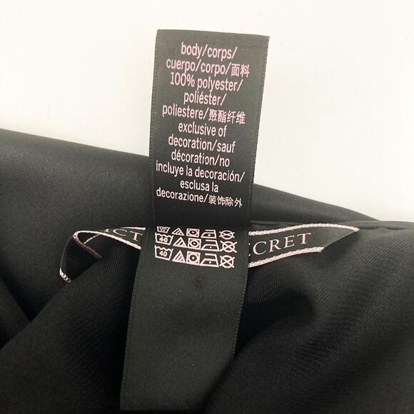 Victoria’s Secret Satin Ruffle Kimono Robe One Size Short Flutter Intimates - Picture 11 of 11